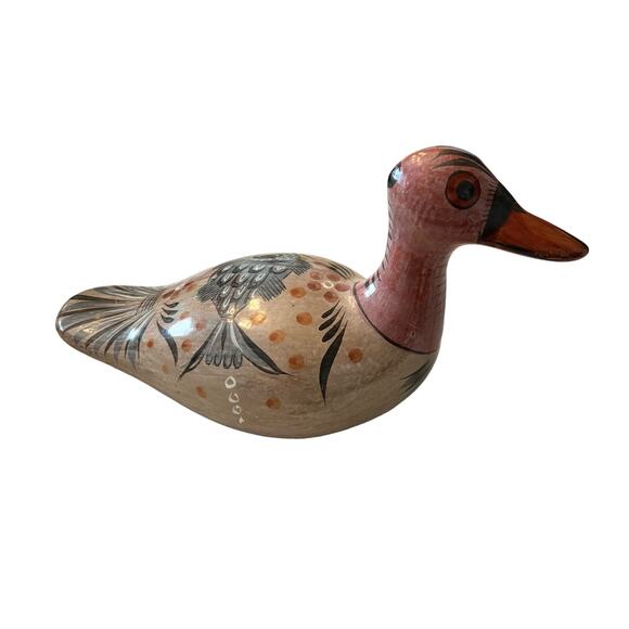 Mexican pottery duck 10” x 6” - Picture 2 of 3